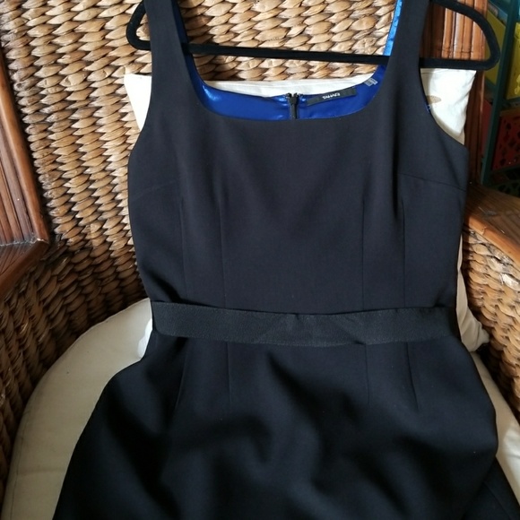Tahari black dress sz 6 - Picture 3 of 4